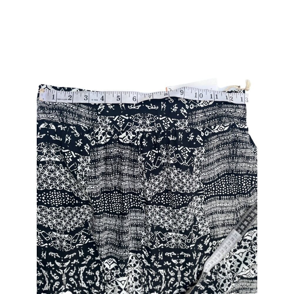 Rusty White Black Printed Casual Lightweight Grage Pants Size M - Picture 6 of 16